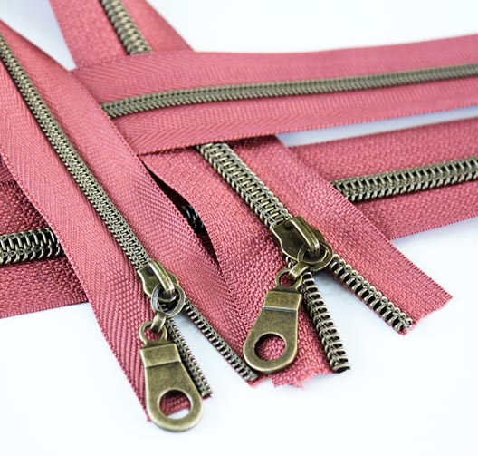 Bronze zipper fabrikant