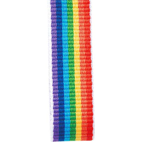 GART-1007 RAINBOW STRIPE GROSGRAIN RIBBON