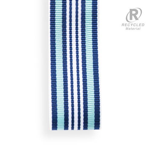 GART-1011 RECYCLED POLYESTER STRIPE GROSGRAIN RIBBON