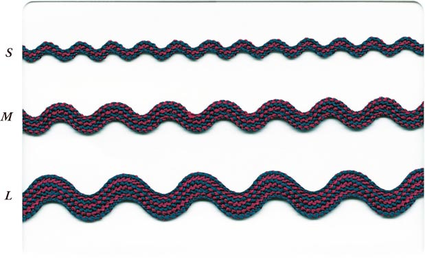 GART-3113 POLYESTER STRIPE ZIG-ZAG TAPE